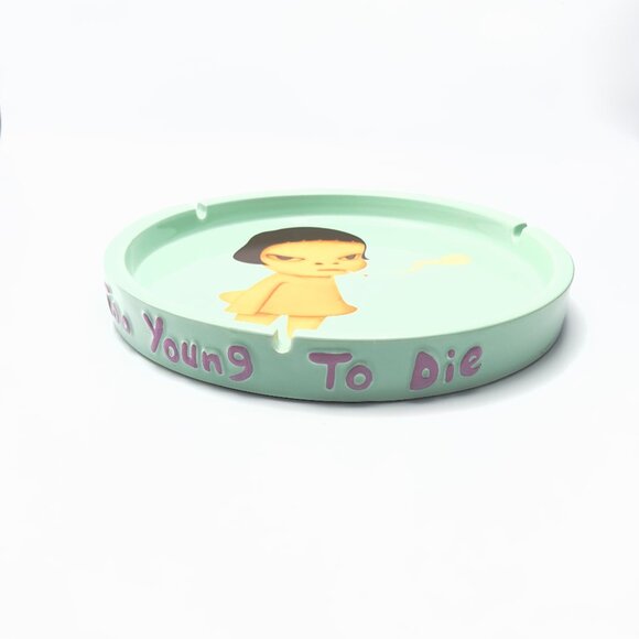 Original 2002 Yoshitomo Nara "Too Young To Die" Ceramic Art Object — GUC - Picture 2 of 6